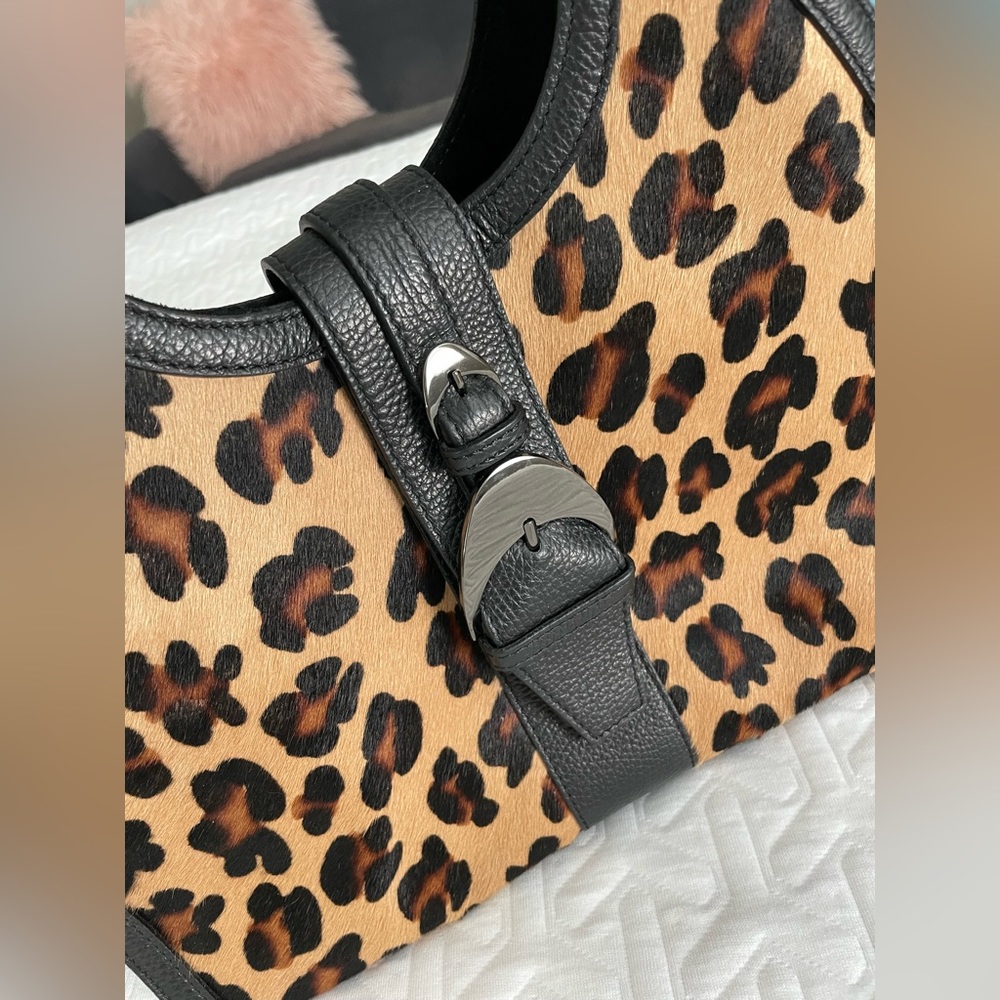 Leopard/Leather Handbag or Shoulder bag.